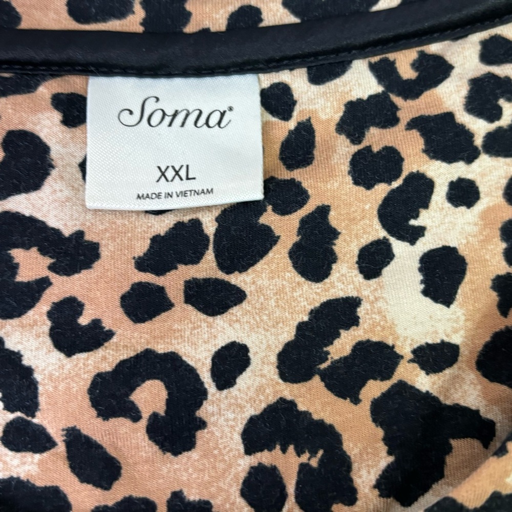 Soma Super Soft Animal Print Night Gown Size XXL - Picture 6 of 8